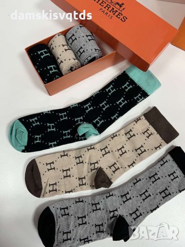  HERMES комплект чорапки с кутия, снимка 2 - Други - 21176937