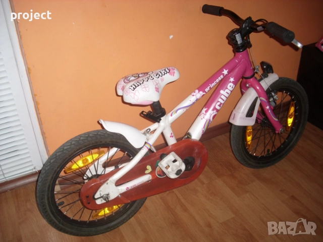 CUBE 16" USA АЛУМИНИЕВ  детски велосипед,колело +спомагателни.Идеален., снимка 6 - Детски велосипеди, триколки и коли - 48952664