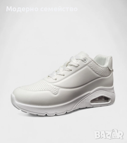 Дамски маратонки с връзки в бяло , снимка 1