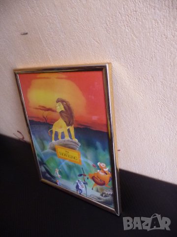 Цар Лъв Lion KIng Дисни картина декорация детска стая филмче, снимка 2 - Други - 35535301