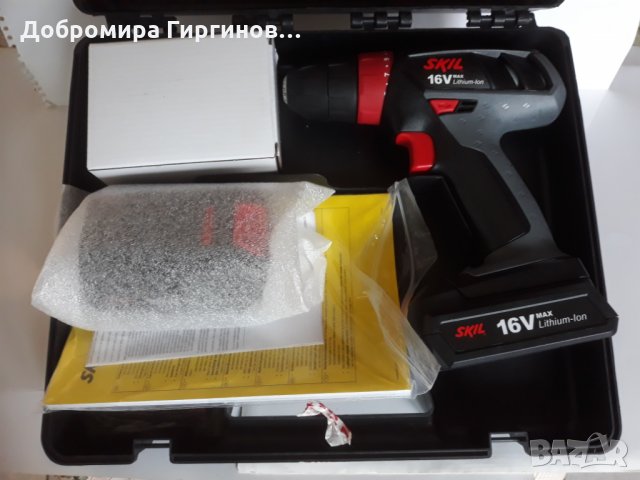 Продавам нов мощен акумолаторен винтоверт-дрелка " Skil 2432" с 2 батерии., снимка 8 - Винтоверти - 25628211