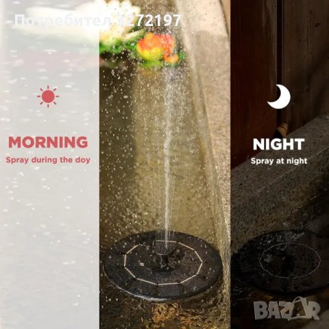 Комплект Соларен фонтан с плаваща помпа за езеро,басейн и др. , снимка 10 - Други - 43136146