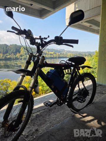 Продавам електрически алуминиев велосипед 500 вата кит 30 ah батерия, снимка 8 - Велосипеди - 51750382