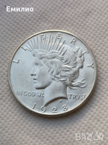 Rare. USA One Dollar 1928-S , снимка 3 - Нумизматика и бонистика - 26530500