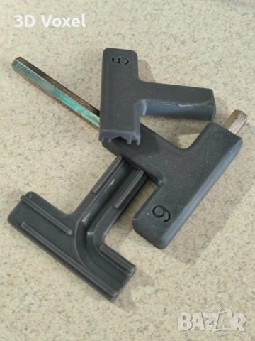 Комплект дръжки за шестограм/ Т дръжка за Г-образен ключ, снимка 2 - Други инструменти - 51506533