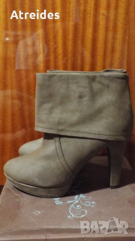 Дамски есенно-зимни боти на ток, снимка 7 - Дамски боти - 26476155