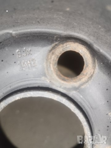 Железни джанти 14 Ки 4*100мм ET38 J6 Хонда, Опел и други , снимка 4 - Гуми и джанти - 42946410