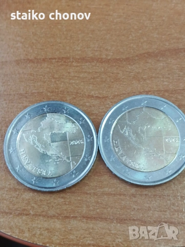 Монети 2 ЕВРО Хърватия 2023г., снимка 2 - Нумизматика и бонистика - 53491038