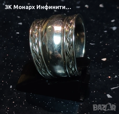 Сребърен пръстен , снимка 4 - Пръстени - 52058624