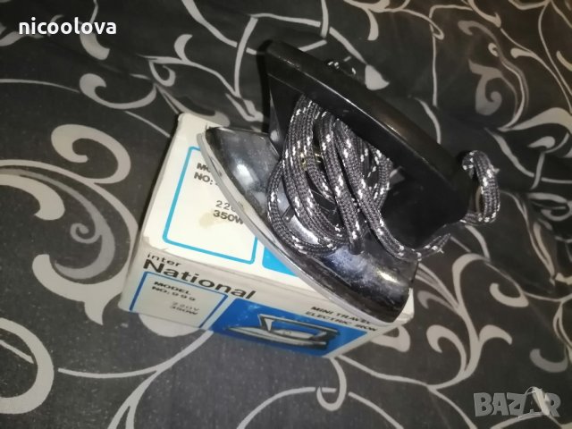 Ретро мини туристическа ютия , снимка 6 - Антикварни и старинни предмети - 33048241