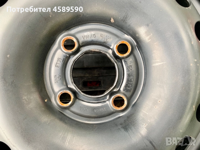 4бр.Оригинални джанти 14цола 4x100 за Vw Up,Seat Mii,Skoda Citigo, снимка 8 - Гуми и джанти - 51809984