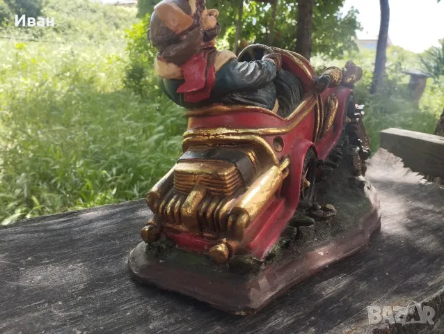 Ретро гипсова Поставка за вино , снимка 3 - Антикварни и старинни предмети - 50406001