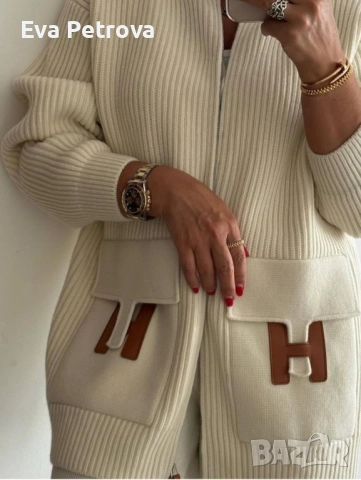 Hermes дамска жилетка (яке) налична S,M, снимка 5 - Жилетки - 52272106