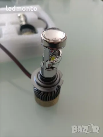 170W Високосилови N9 H7 лед крушки с  Лупи Лупи H7 led , снимка 5 - Части - 48867707