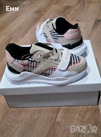Burberry сникърси дамски обувки нови модели , снимка 15 - Маратонки - 52577503