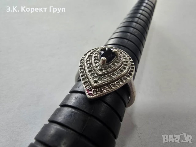 Сребърен пръстен 925, снимка 3 - Пръстени - 51080041