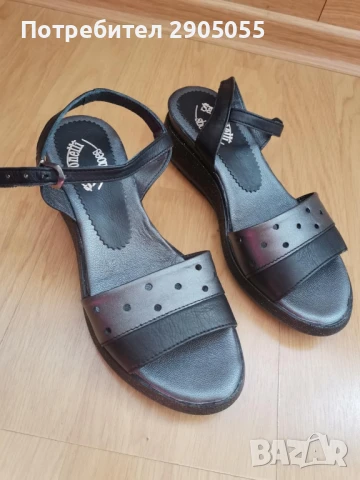 Нови дамски сандали от естествена кожа , снимка 2 - Сандали - 50589488