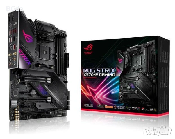 Asus ROG Strix X570-E Gaming, снимка 3 - Дънни платки - 53169200
