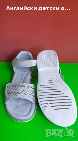 Английски детски сандали естествена кожа , снимка 5 - Детски сандали и чехли - 33407020