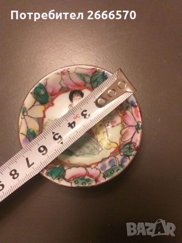 Китайска порцеланова чиния,  китайски порцелан , снимка 8 - Антикварни и старинни предмети - 35031622