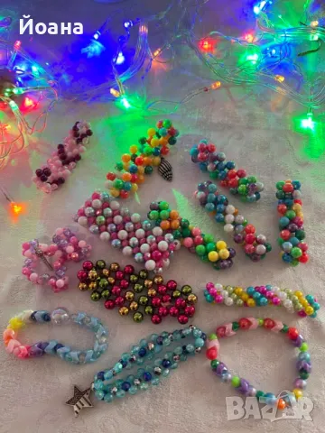Ръчно изработени цветни гривни от мъниста