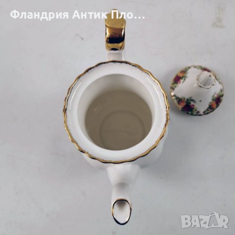 Чайник Royal Albert Old County Roses, снимка 4 - Сервизи - 39998956