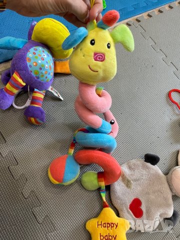 Лот бебешки дрънкалки и играчки, снимка 3 - Плюшени играчки - 28425152