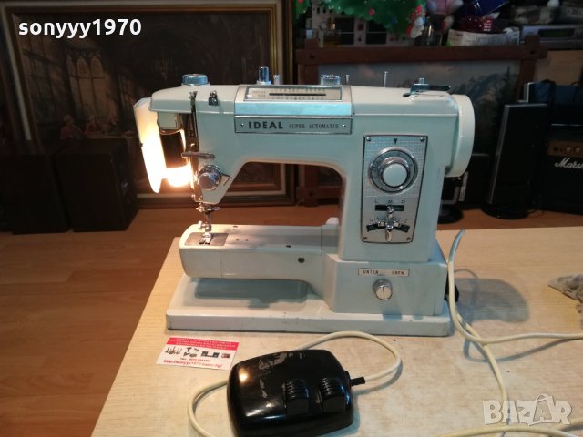 IDEAL-GERMANY-ШЕВНА МАШИНА-ВНОС ГЕРМАНИЯ 3001221724, снимка 2 - Шевни машини - 35611708