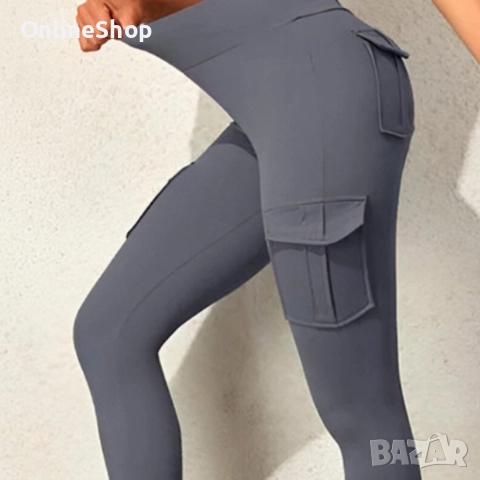 Оформящ дамски панталон с 4 джоба – Висока талия, стегната кройка и максимален комфорт, снимка 11 - Панталони - 52842733