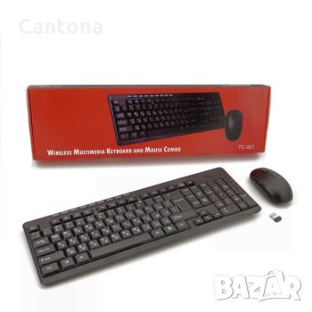 Комплект Безжични Клавиатура + Мишка,  TC-001, снимка 2 - Клавиатури и мишки - 34874098