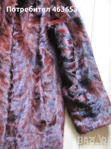 Дамско палто , кожух естествен косъм, норка,шведска фирма, снимка 4 - Палта, манта - 53112379