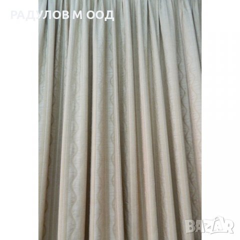 ПРОМО!!!! Два броя плътни завеси в бежово 1.40 м* 2,45 м (код 206), снимка 2 - Пердета и завеси - 37398267