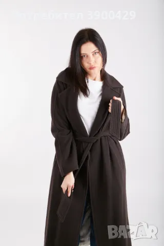 Дамско Палто Michele coat - Шоколад, снимка 6 - Палта, манта - 47717083