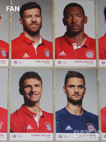 Комплект оригинални футболни картички на Байерн Мюнхен от сезон 2016/17, снимка 6 - Други ценни предмети - 17083028