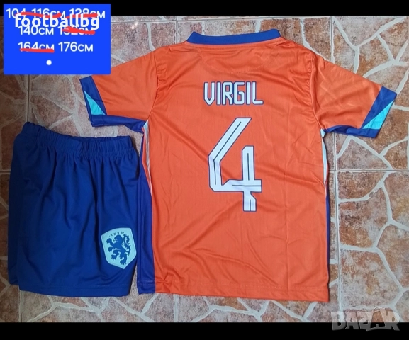 4 VIRGIL 🧡⚽️ детско юношески футболни екипи Холандия , снимка 3 - Футбол - 34702662