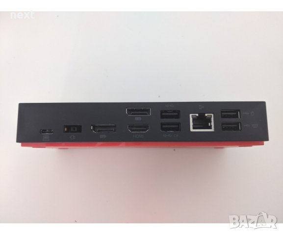 ДОКИНГ СТАНЦИЯ LENOVO THINKPAD USB-C DOCK (40AS) + Гаранция, снимка 2 - Лаптоп аксесоари - 43787571