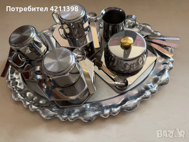 ЦепТер / Zepter  сервиз кафе, снимка 2 - Сервизи - 49594261