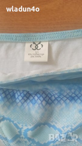 Блестящ бански -L -40лв, снимка 4 - Бански костюми - 40775978