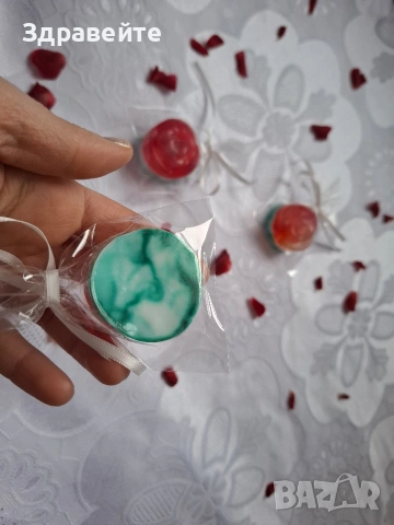 Ароматни глицеринови сапунчета за подаръци, снимка 15 - Декорация за дома - 53241297