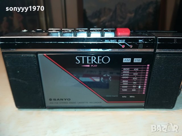 sanyo m-s200f stereo-made in japan-внос switzerland, снимка 11 - Радиокасетофони, транзистори - 28683558