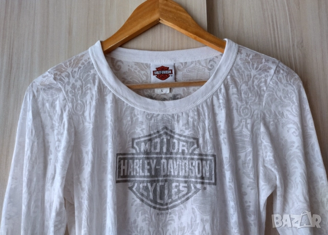 Harley Davidson - дамска блуза, снимка 2 - Блузи с дълъг ръкав и пуловери - 51882150