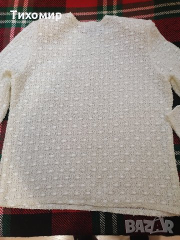 Дамска дантелена блуза с дълъг ръкав, снимка 3 - Блузи с дълъг ръкав и пуловери - 34850879