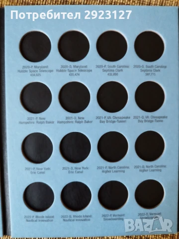 ЧИСТО НОВ АЛБУМ ЗА ДОЛАРИ "INNOVATION DOLLARS", снимка 4 - Нумизматика и бонистика - 51275845