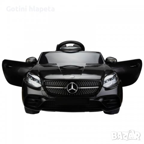 Акумулаторен КОЛА Licensed Mercedes Benz SLC300 12V с меки гуми с Кожена седалка, снимка 8 - Детски велосипеди, триколки и коли - 37014565