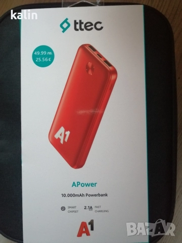 Продавам Power bank TTEC APOWER