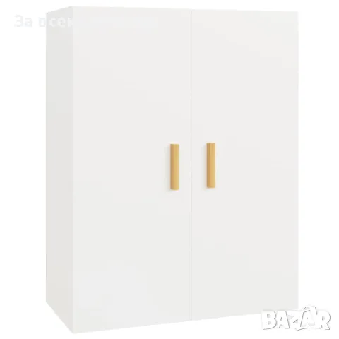 Окачен стенен шкаф, бял, 69,5x34x90 см