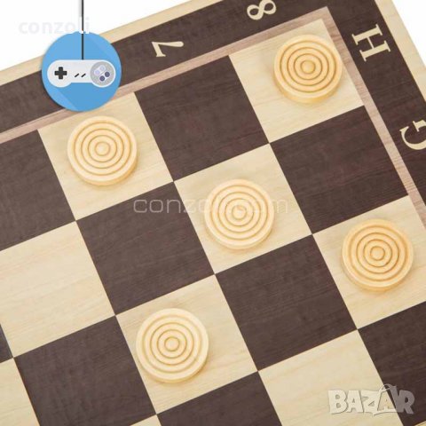 3 игри в 1 - Табла, шах и дама, снимка 4 - Шах и табла - 28080762