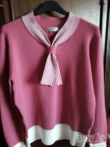 Дамска блуза лилава, снимка 2 - Блузи с дълъг ръкав и пуловери - 28647804