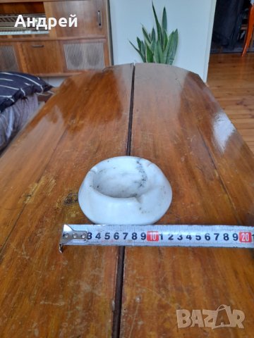 Стар Мраморен пепелник #6, снимка 3 - Антикварни и старинни предмети - 38760498