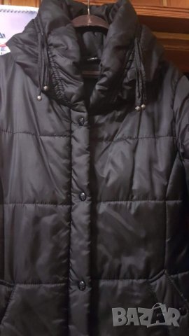 Готино дамско черно яке/шуба, М, снимка 8 - Якета - 35639659